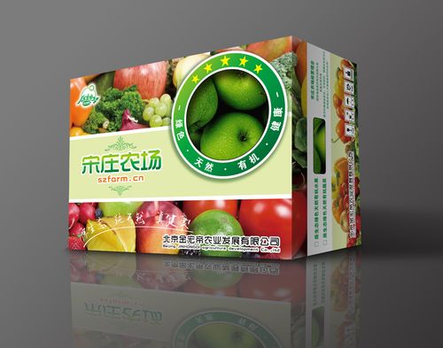 有机蔬菜水果纸外包装箱及logo设计-3天